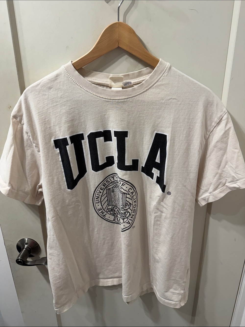 H&M Off-White UCLA Logo Short Sleeve Tee - 100% cotton